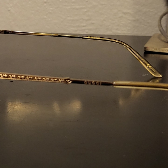 GUCCI | GG0356S 003 - Blue Lens Aviators - Picture 4 of 10